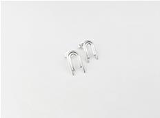 Sterling silver modern Rainbow stud earrings