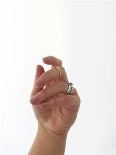 Minimalist Knuckle Ring in Sterling Silver
