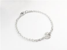 Star Dust chain bracelet in sterling silver